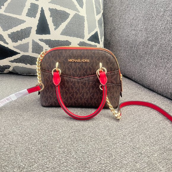 100% AUTHENTIC NWT Michael Kors Ladies New Mini Shell Hand Messenger Bag - Picture 8 of 13